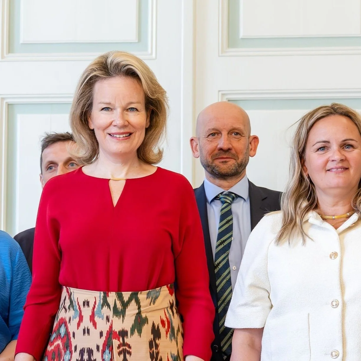 Queen Mathilde attends scientific symposium at KU Leuven University