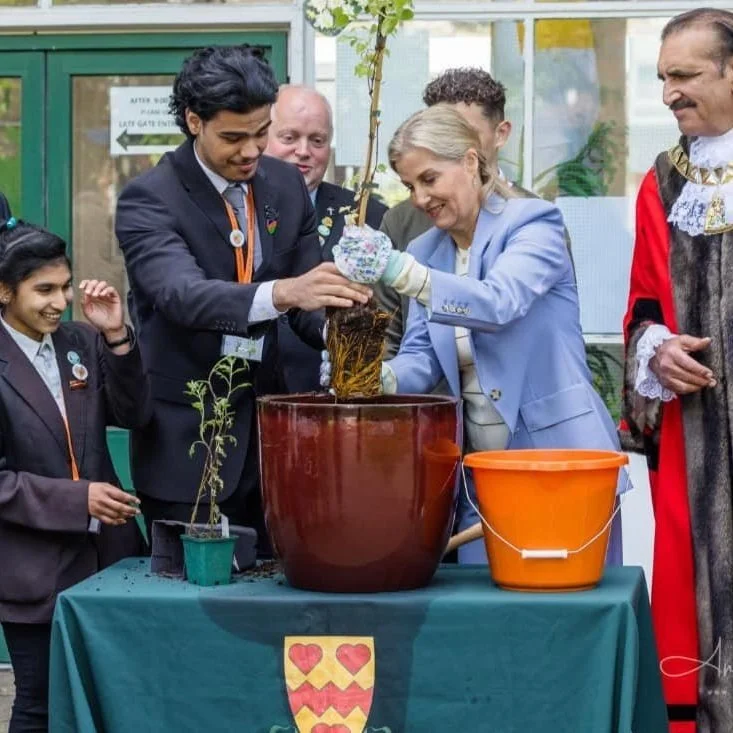 The Duchess of Edinburgh visits Newman Catholic College