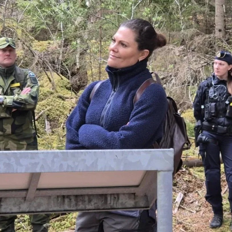 Crown Princess Victoria visits Norra Kvill National Park