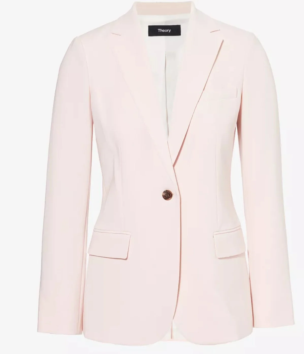 Theory Classic Staple Blazer in Blush