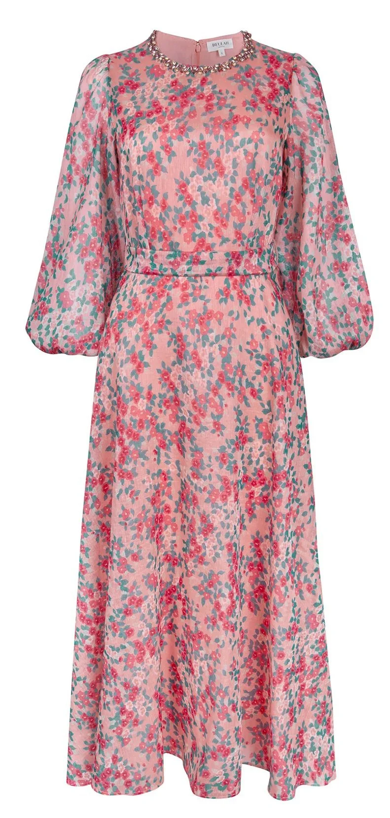Beulah London Mikela Dress in Pink Floral  UFO No More
