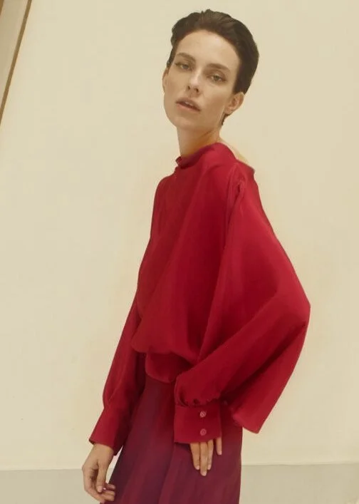 Natan Couture Lorna Top in Pink