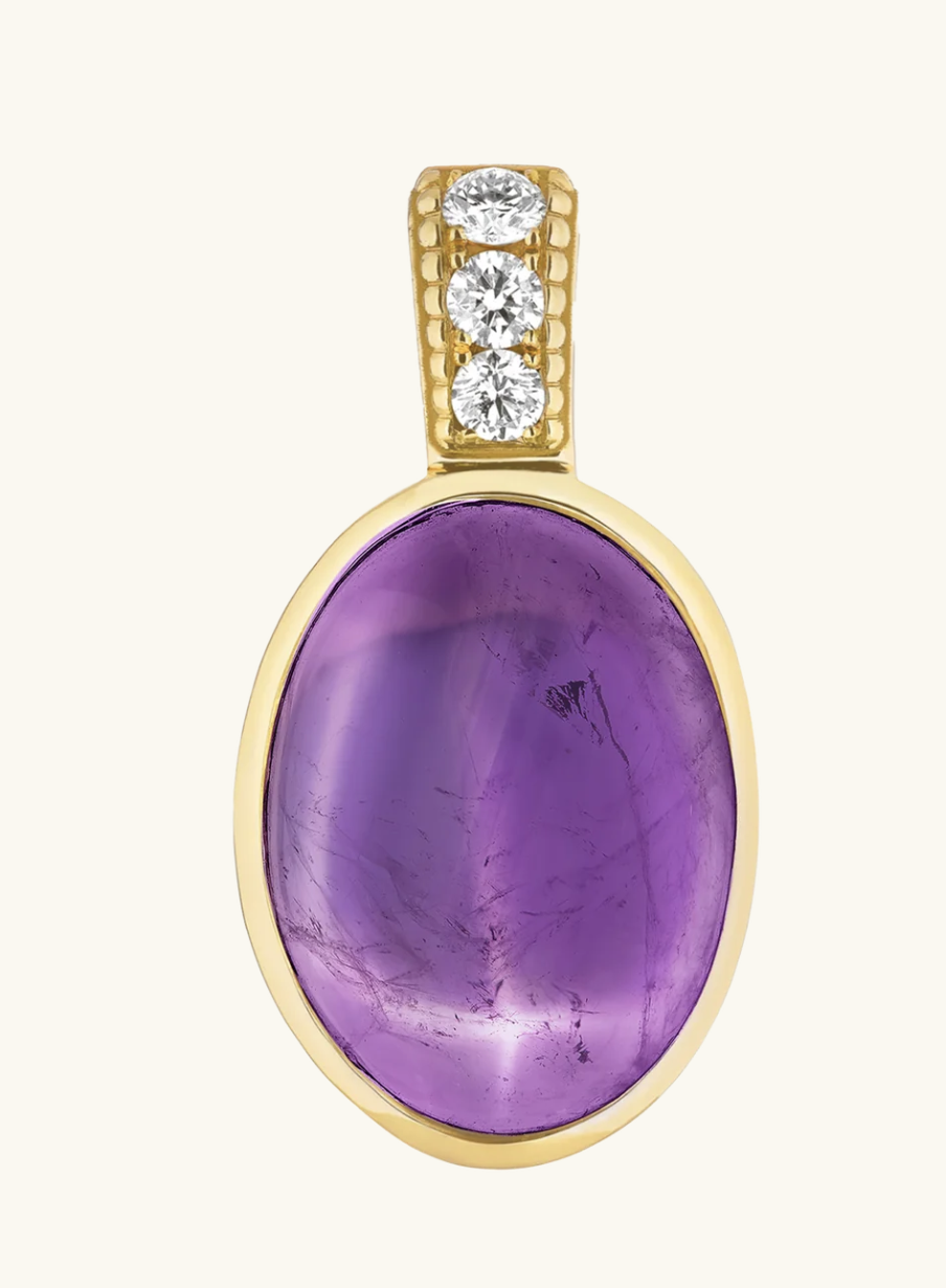 Viltier Amethyst Cabochon Talisman