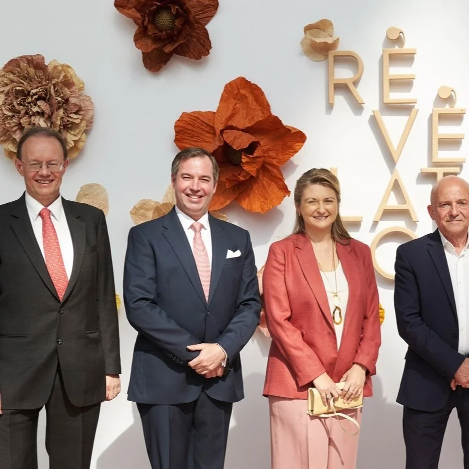 Hereditary Grand Ducal Couple visits Révélations Biennial in Paris