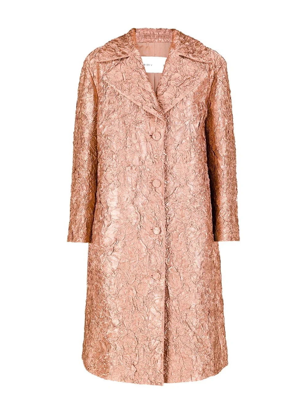Dries Van Noten Ricca Plissé Coat