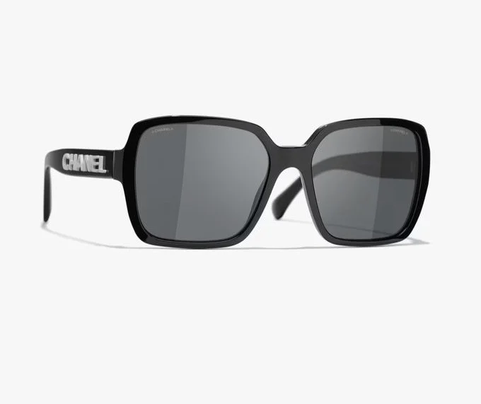 Chanel Acetate Square Sunglasses