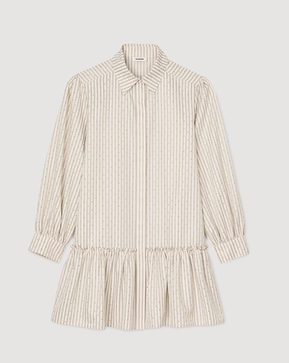 jacquemus beige dress La Mini Robe Sierra Dress in Light Ivory main image 0