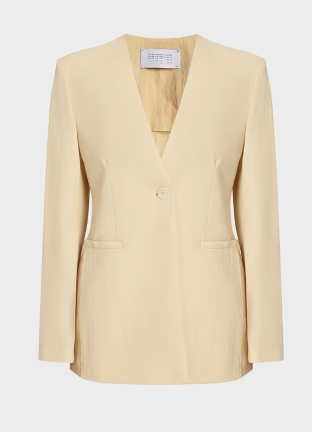 Harris Wharf London Single-Breasted Blazer in Terracotta Rayon