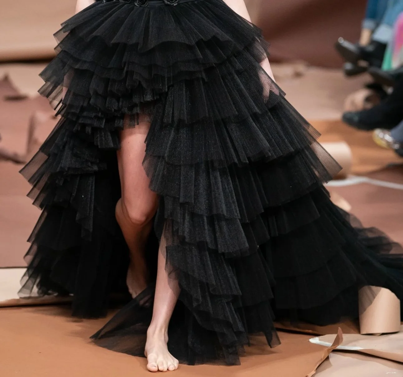 Selam Fessahaye Asymmetric Voluminous Tulle Skirt