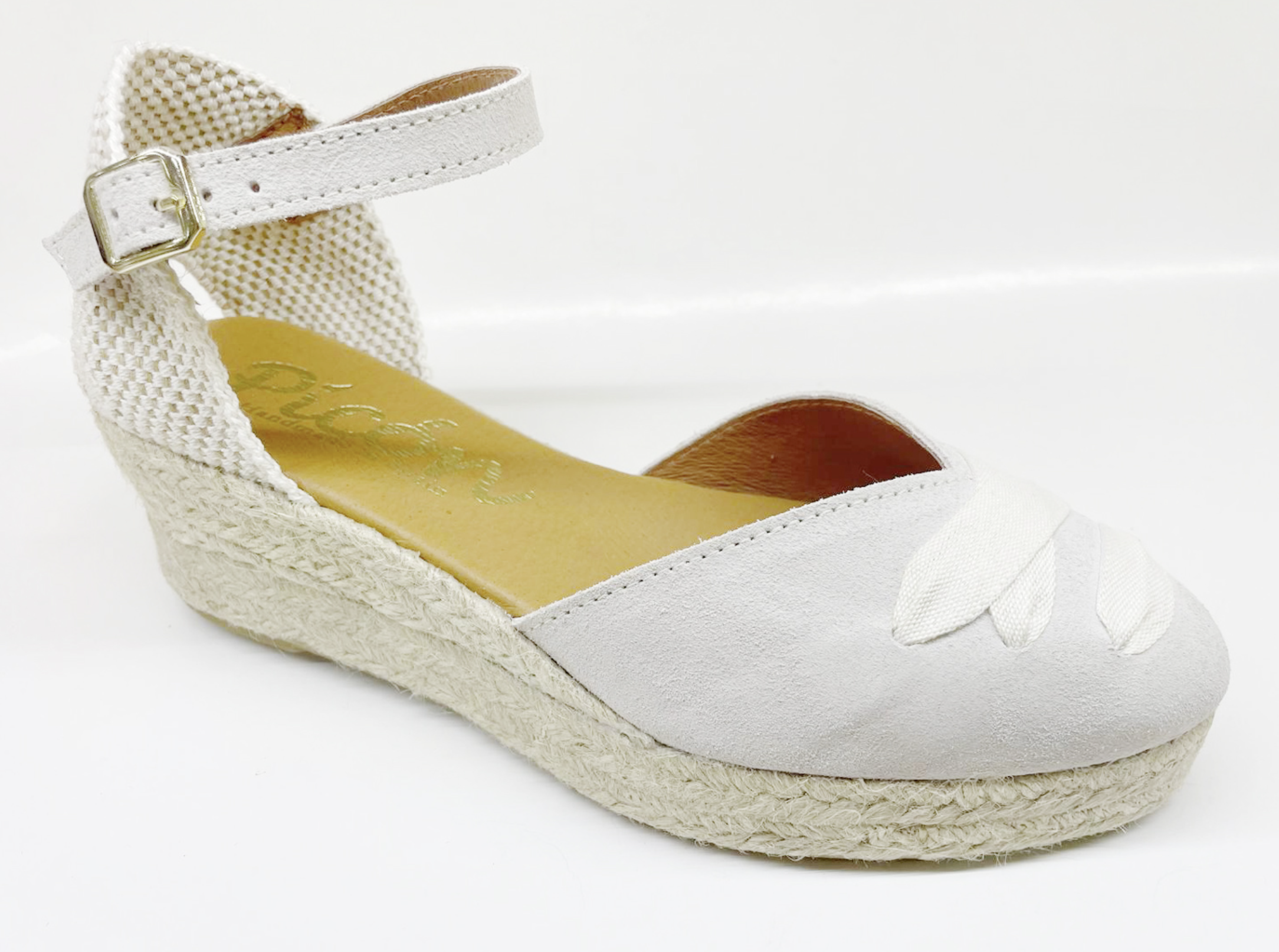 Calzados Picon Oviedo Wedges in White