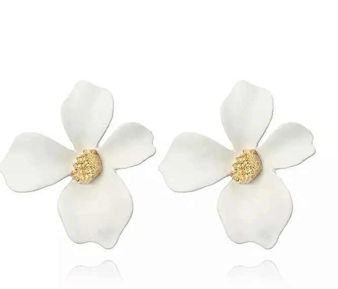 By Jolima Lilly Flower Earrings