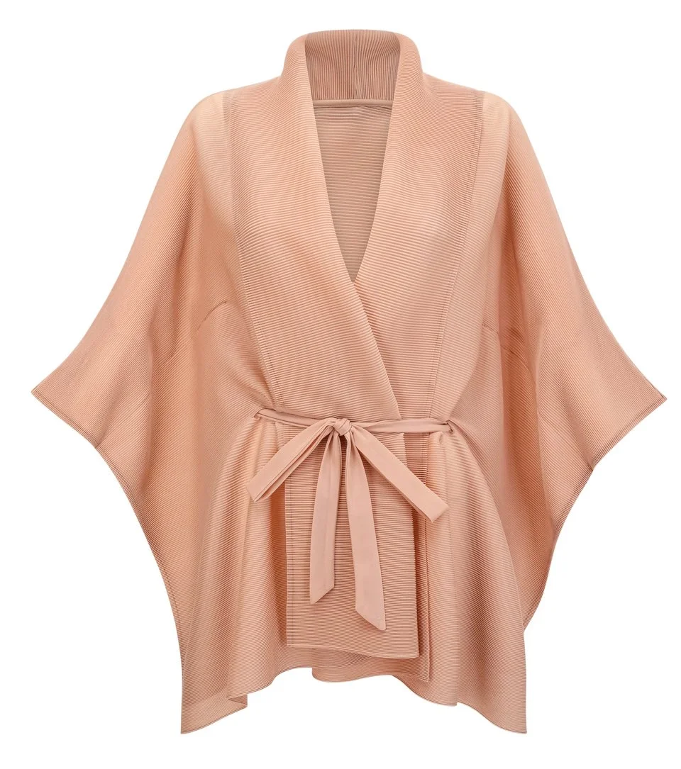 Miss Rosier Adèle Cape-Design Pleated Top