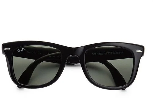 Ray-Ban Folding Wayfarer Sunglasses in Black.jpeg