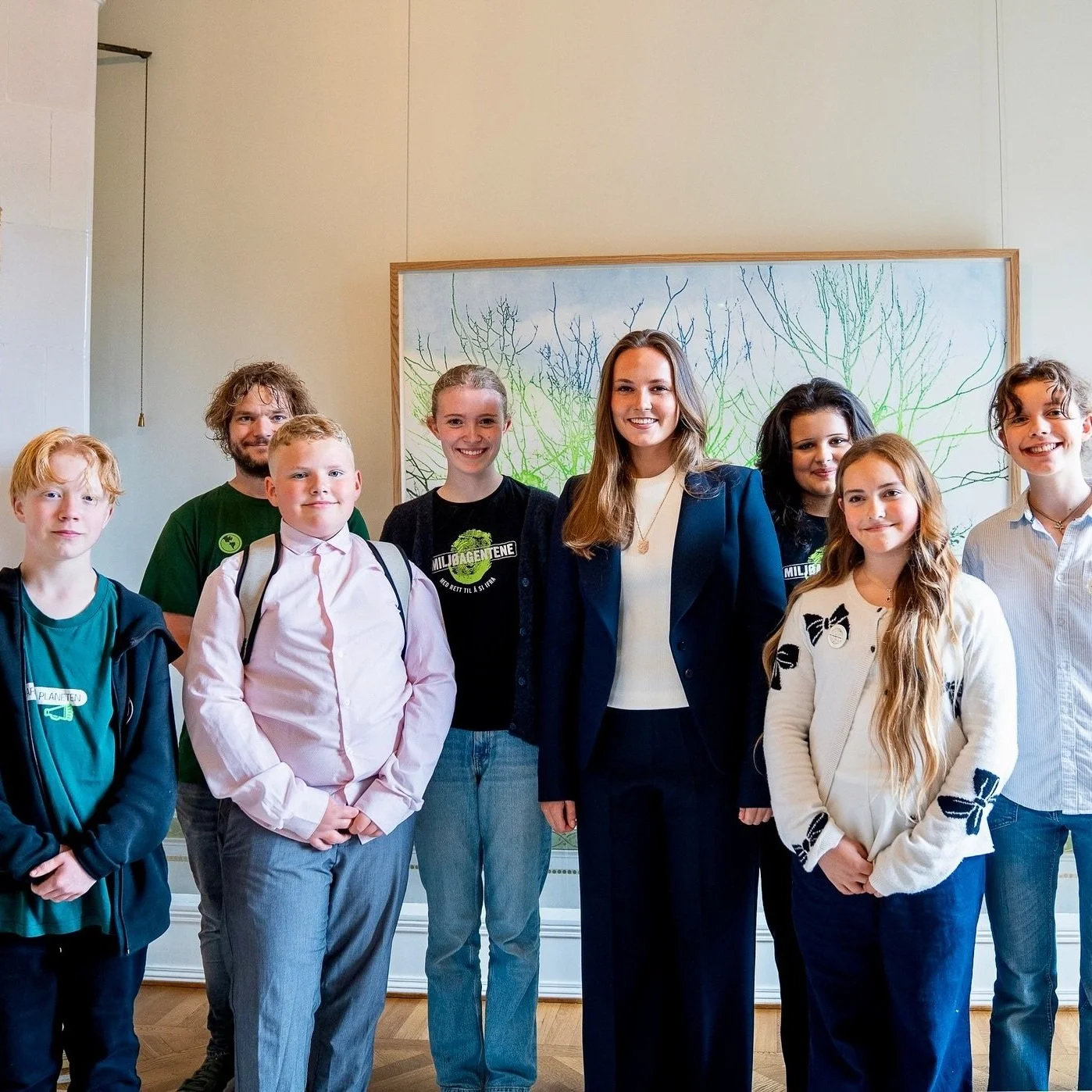 Princess Ingrid Alexandra meets Children's Climate Panel 