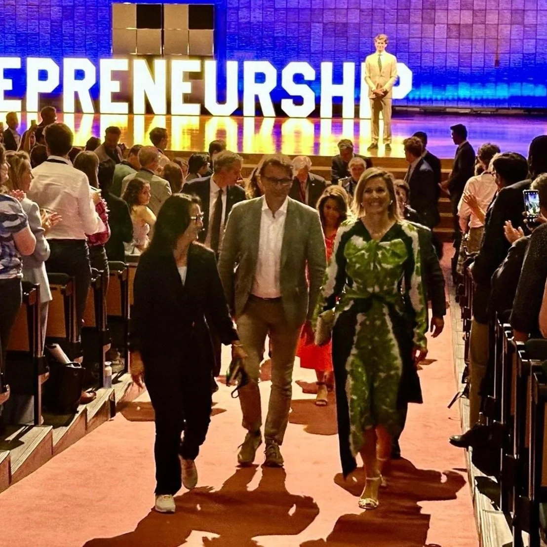 Queen Maxima attends O2LAB Closing Event