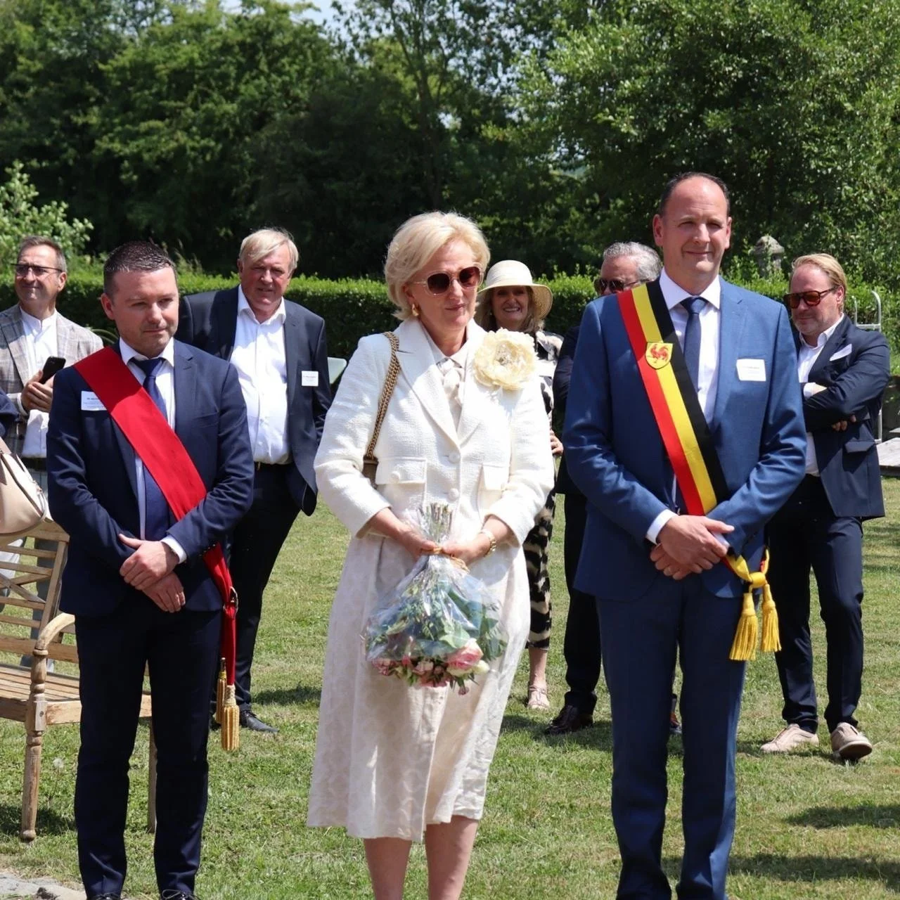 Princess Astrid visits Papignies 