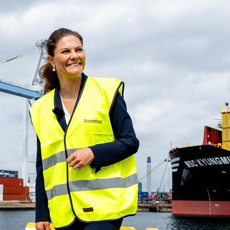 Crown Princess Victoria visits Helsingborg