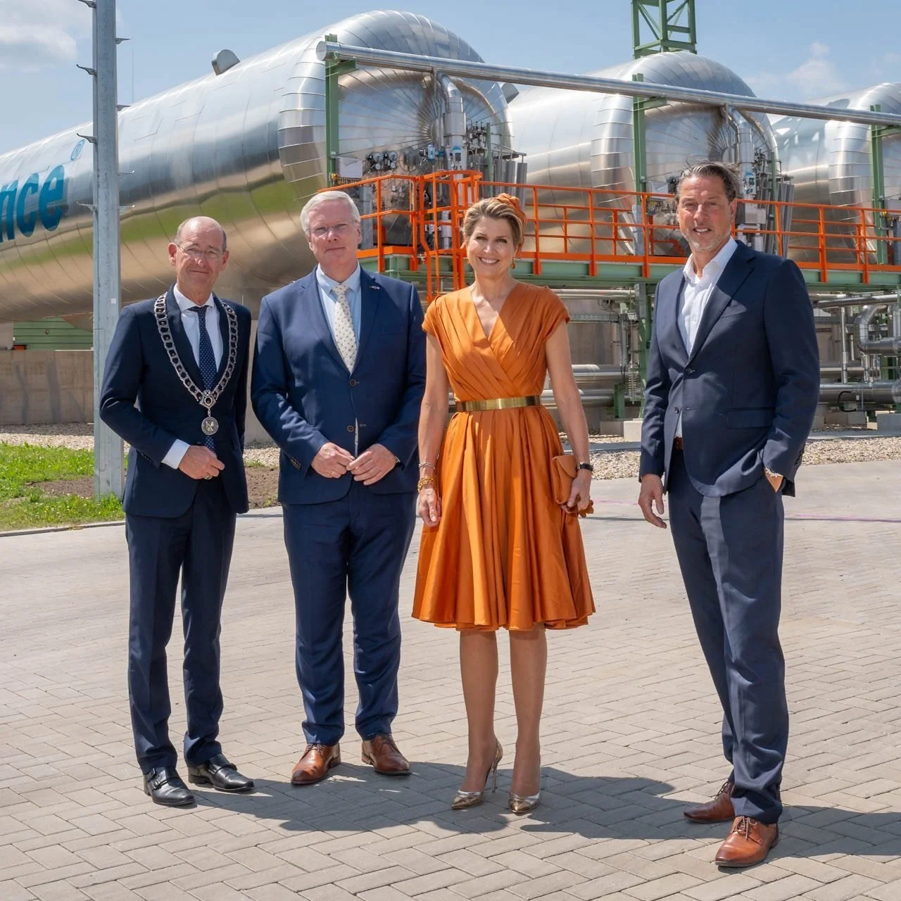Queen Maxima attends opening of Twence's CO₂ capture plant 