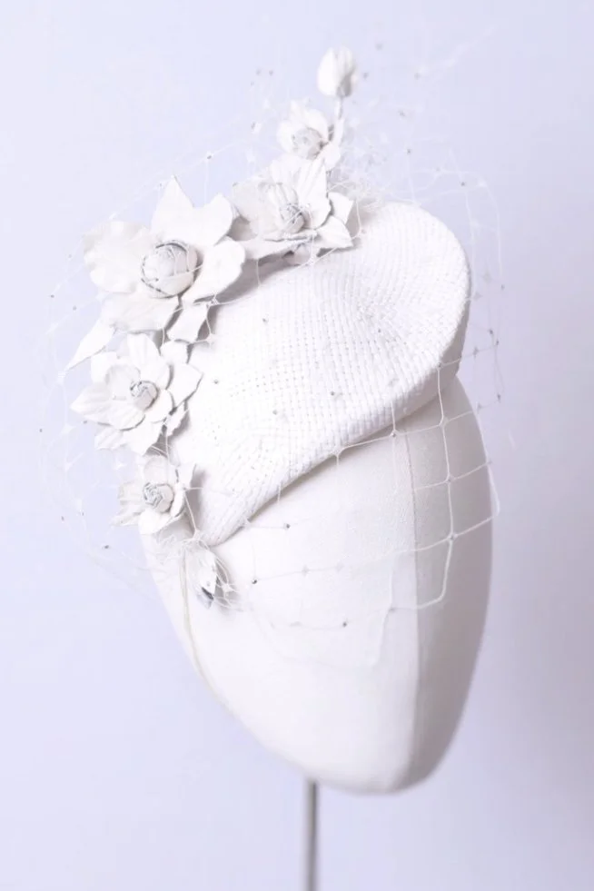 Justine Bradley-Hill Camellia Crystal Beret