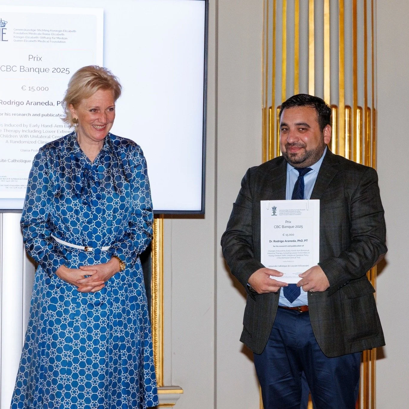 Princess Astrid presents Queen Elisabeth Medical Foundation's Scientific Awards