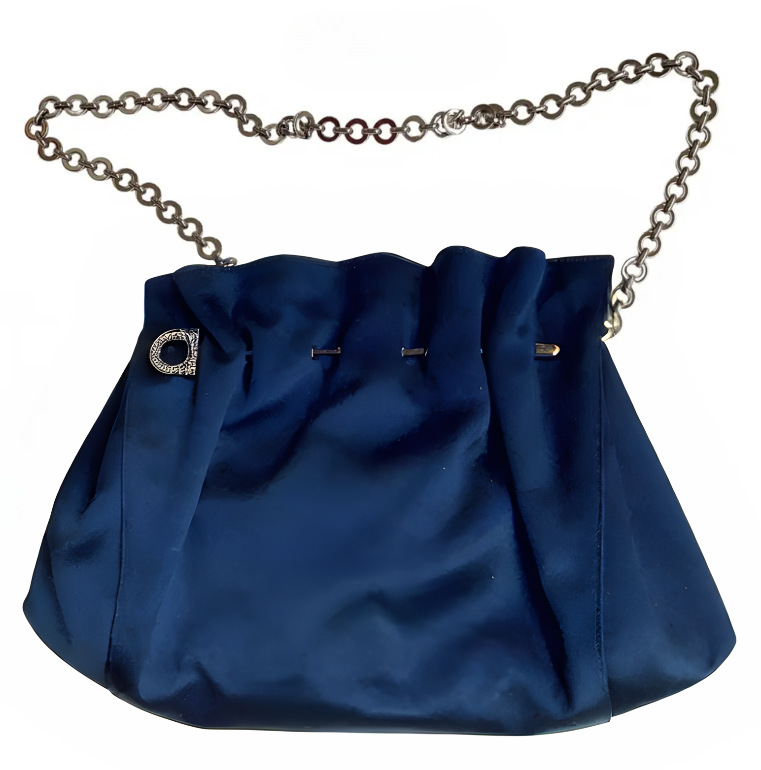 Salvatore Ferragamo Satin Gancini Bag