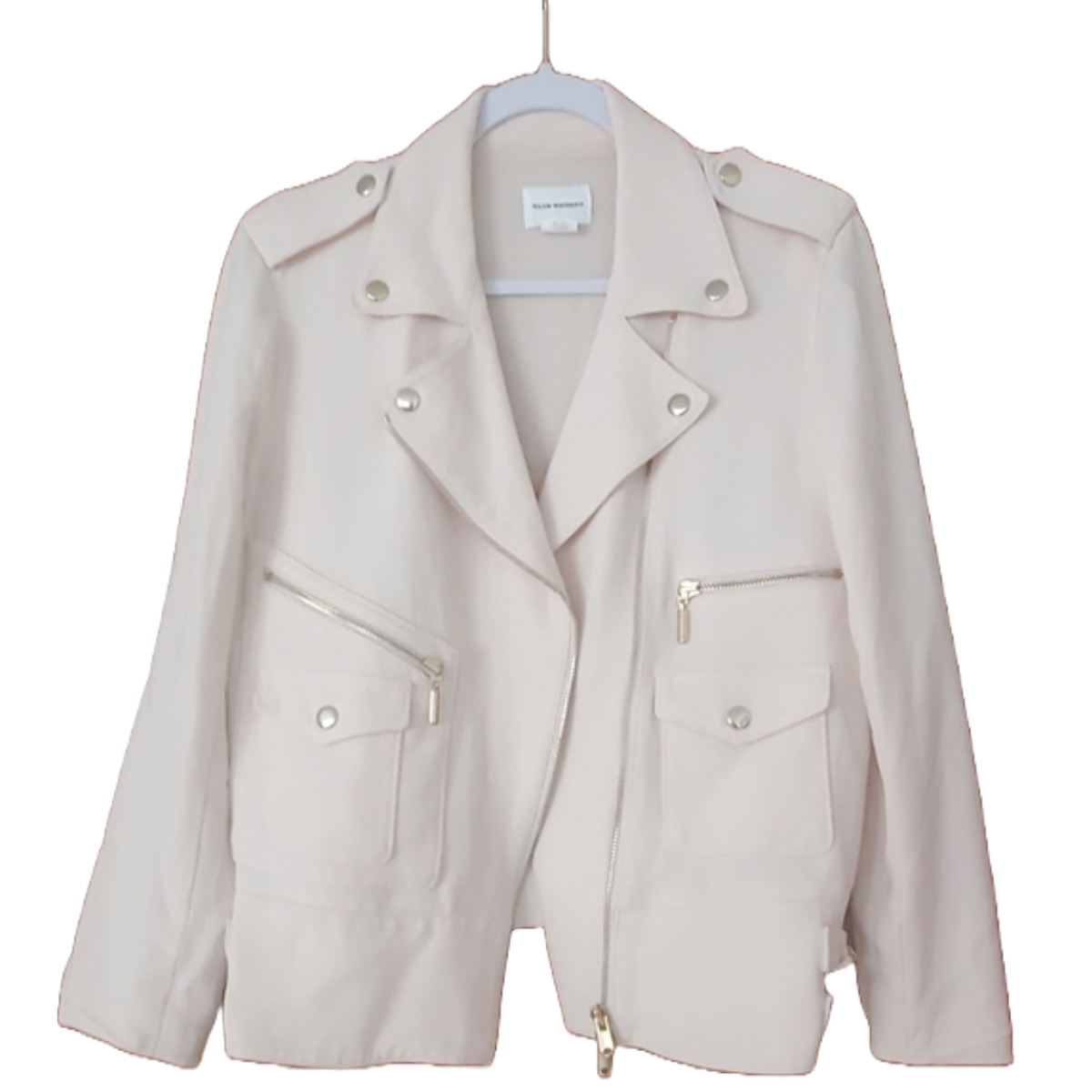 Club Monaco Biker Jacket in White.png