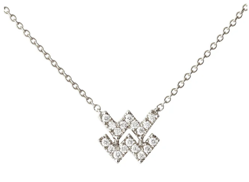 Engelbert Stockholm Petit Sign Aquarius Necklace