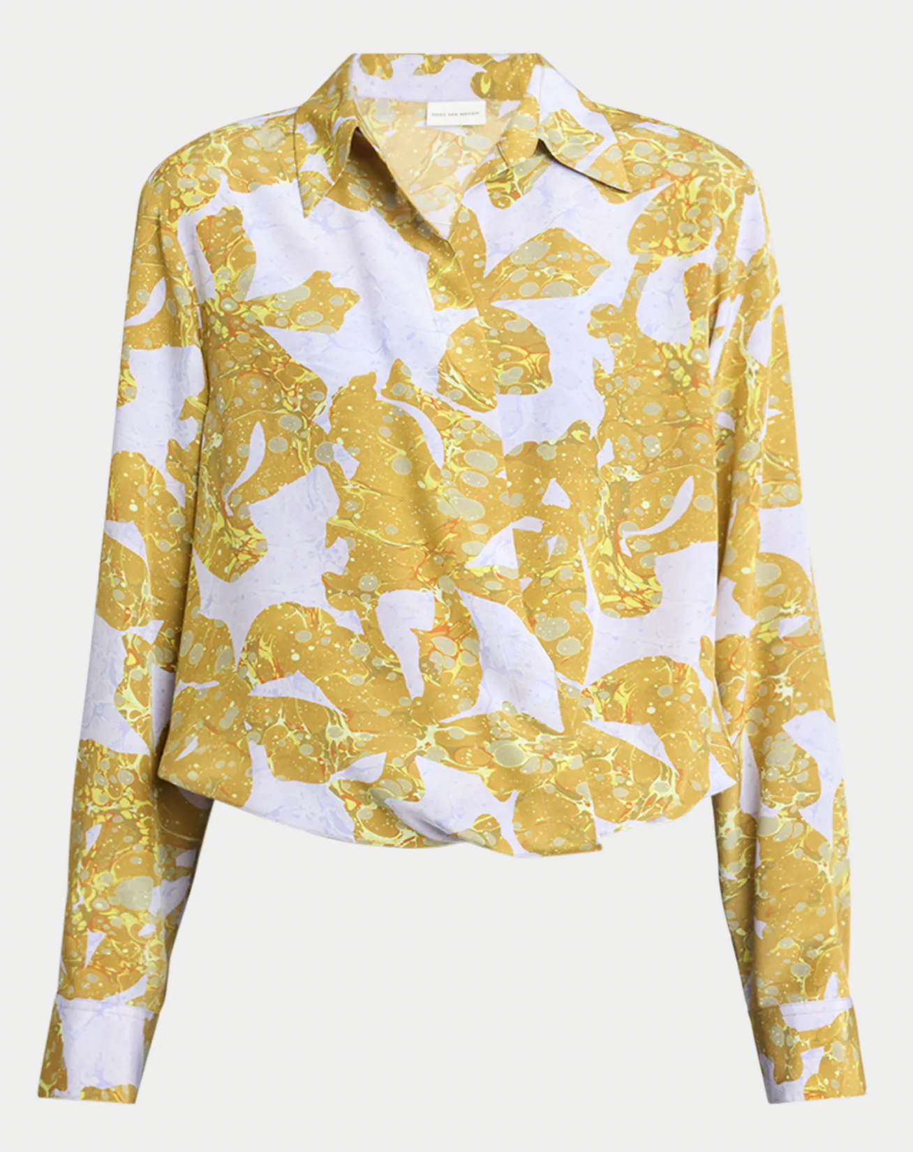 Dries Van Noten Button Down Shirt in Ocra