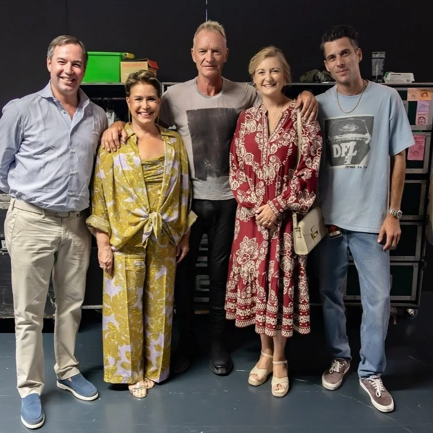 Grand Duchess Maria Teresa and Hereditary Grand Ducal Couple attend Sting concert