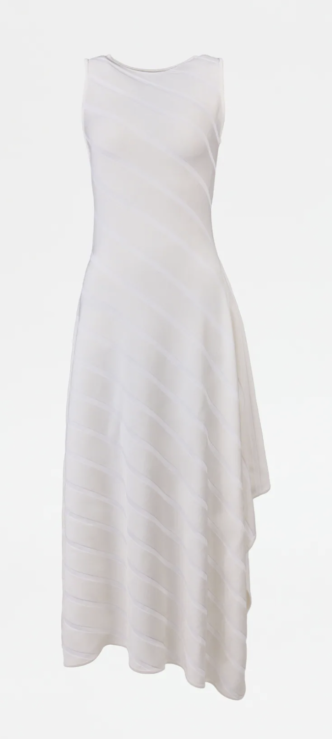 Tod's Asymmetrical Viscose Dress 