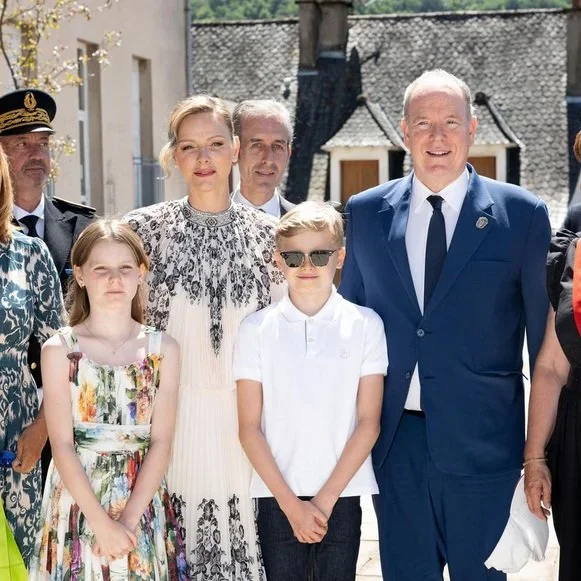 Monégasque Princely Family visits Aveyron