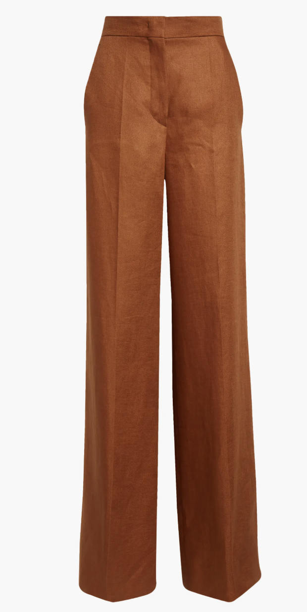 Max Mara Hangar Trousers in Tobacco