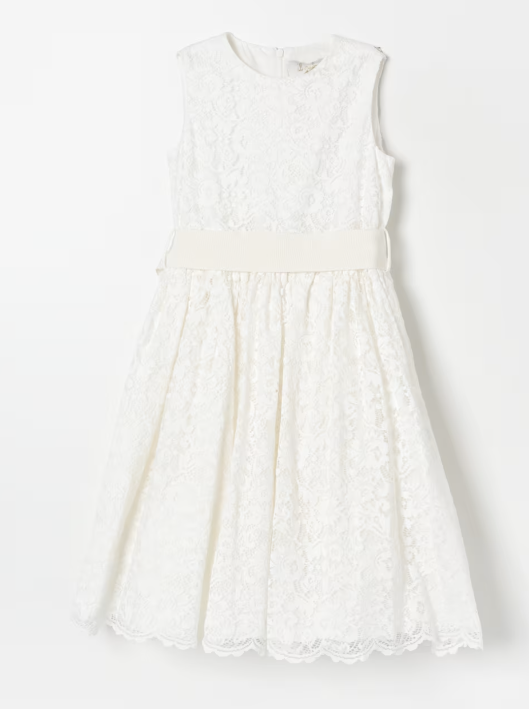 Il Gufo Atelier Lace Belted Dress