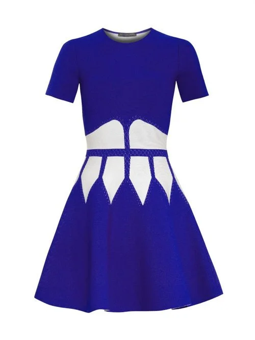 Alexander+McQueen+Corset-Intarsia+Stretch-Knit+Dress+in+Blue.jpg