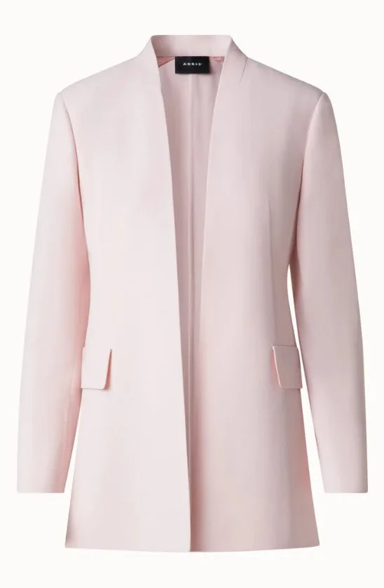 Akris Alvar Blazer in Pale Pink
