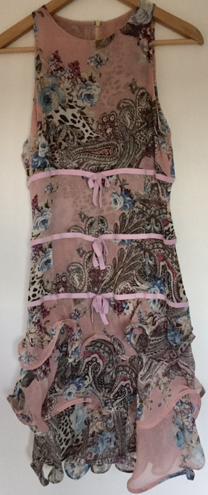 Jiki Monte Carlo Patchwork Print Bow Dress