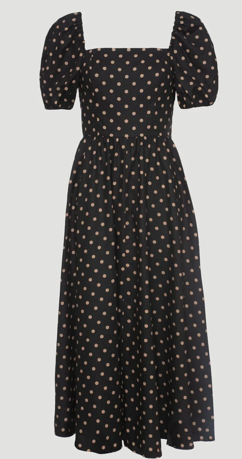 Weill Polka Dot Print Dress
