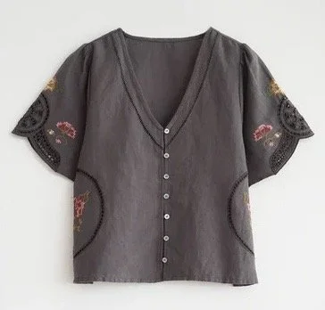 Indi & Cold Cross-Stitch Shirt