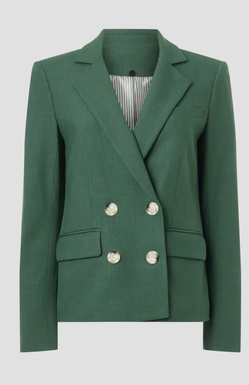 Veronica Beard Kona Dickey Jacket in Forest