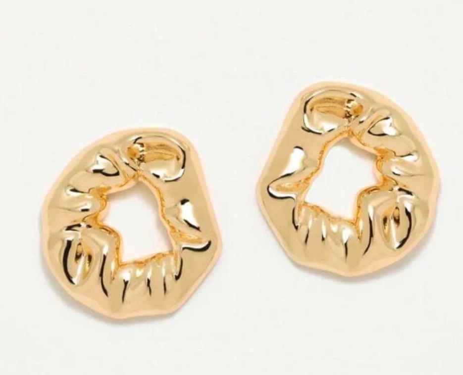 Pertegaz Black Resin Earrings