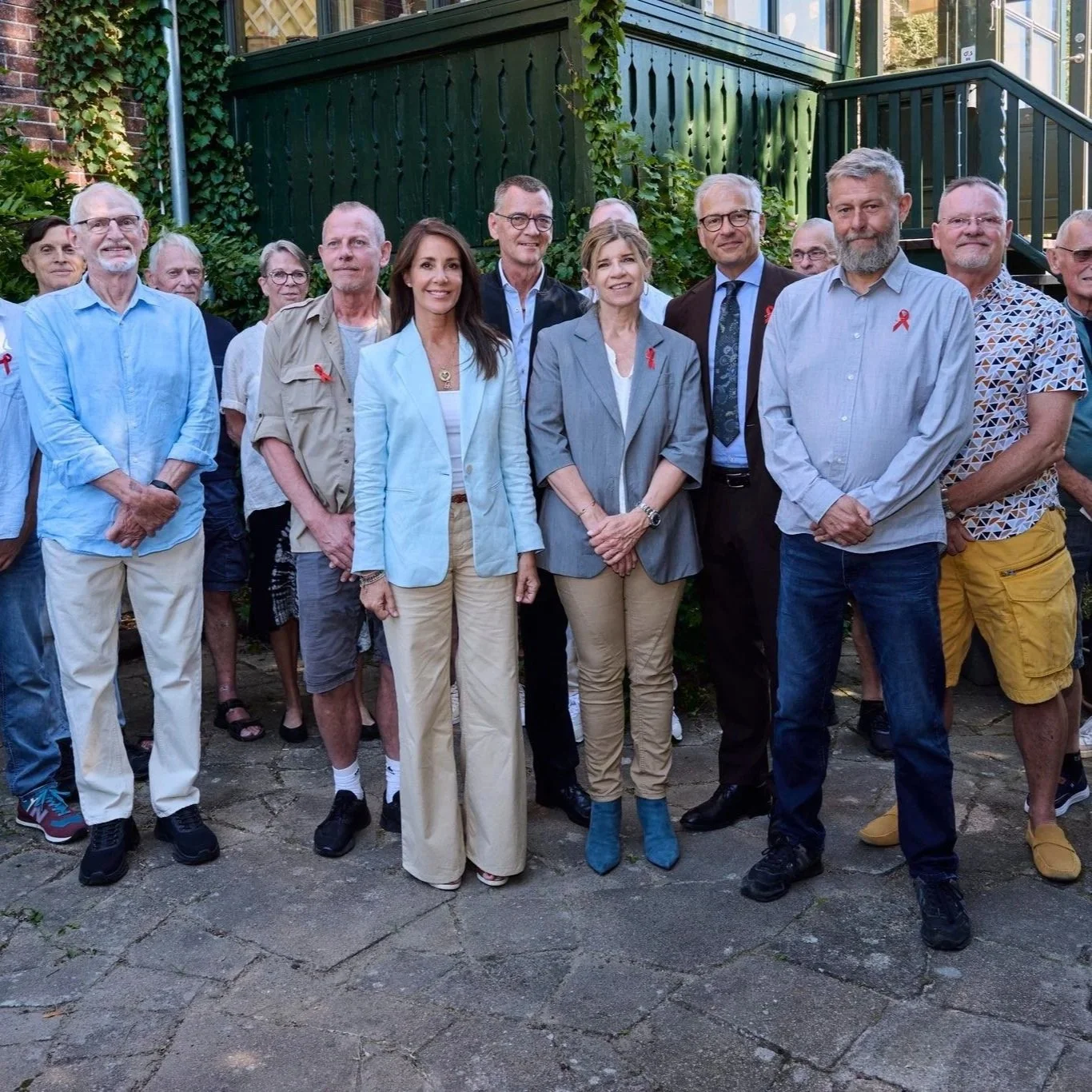 Princess Marie visits Positivgruppen