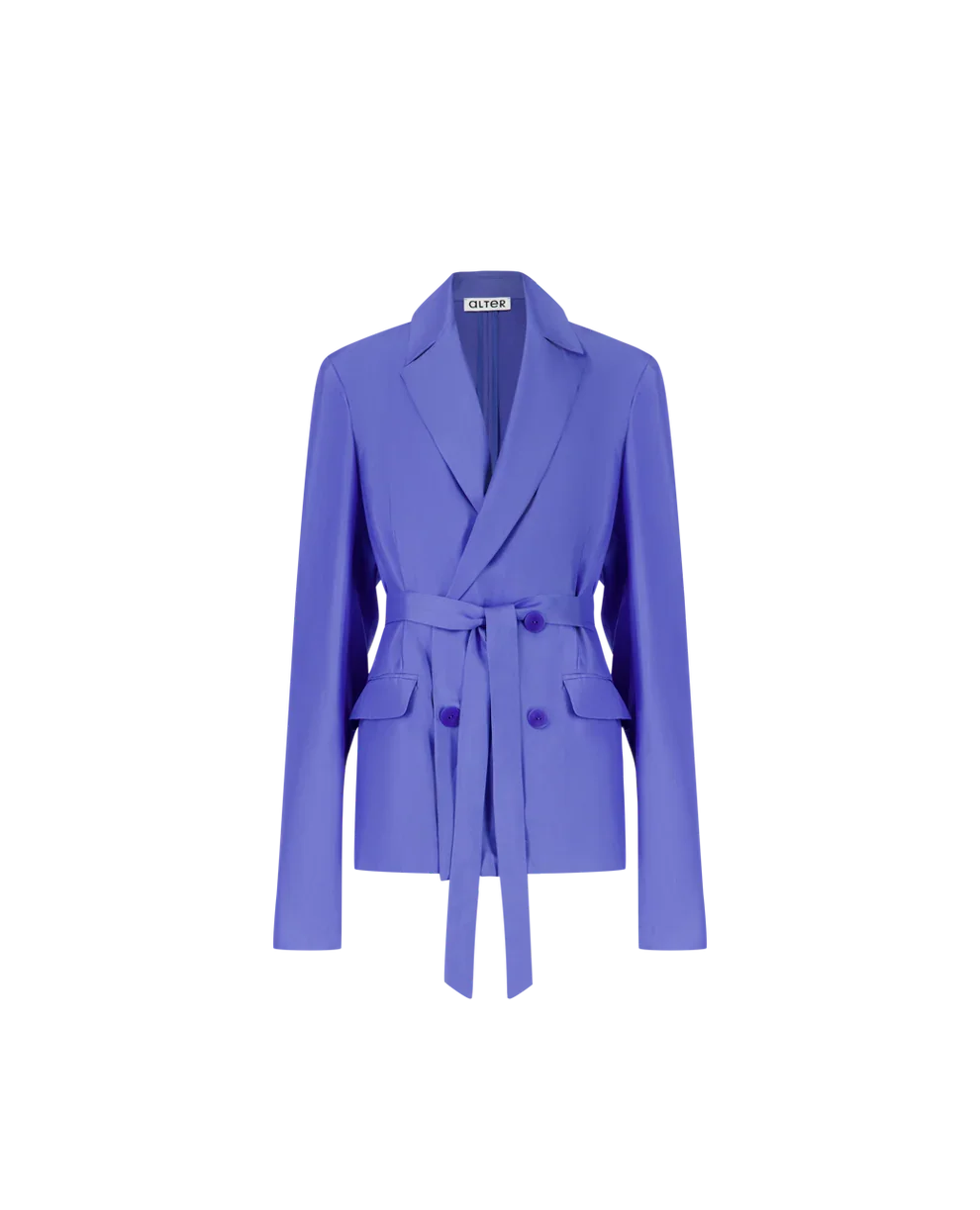 Alter Designs Marguerite Jacket in Blue