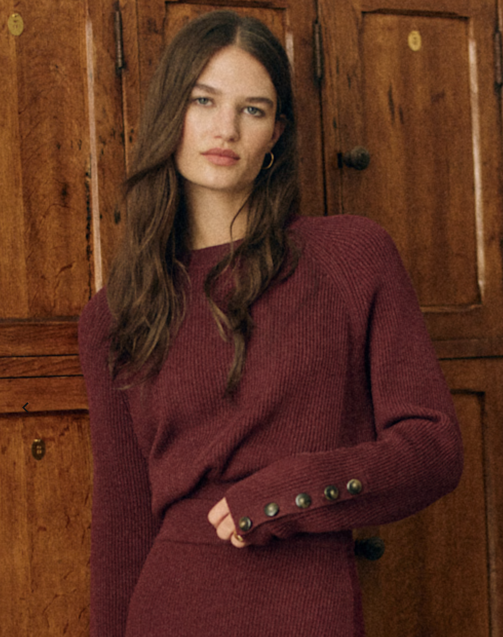 Sézane Sami Jumper in Burgundy