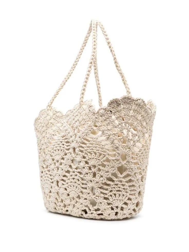 Twinset Crochet Shopper Bag