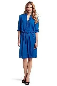 Hugo Boss Button Down Belted Dress