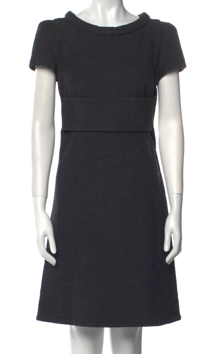 Prada Round Collar Sheath Dress