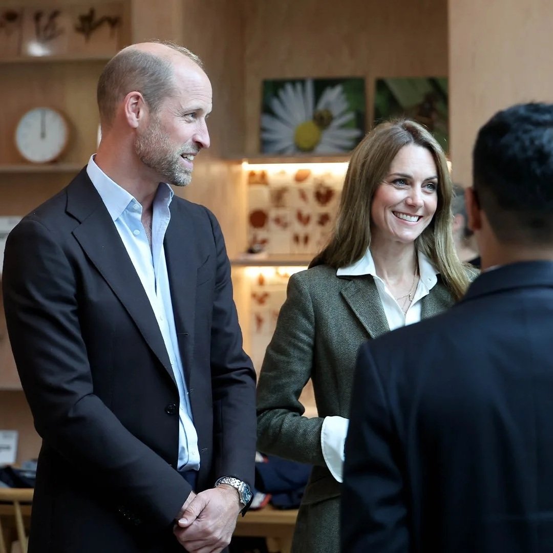 The Prince and Princess of Wales visit Natural History Museum's Gardens