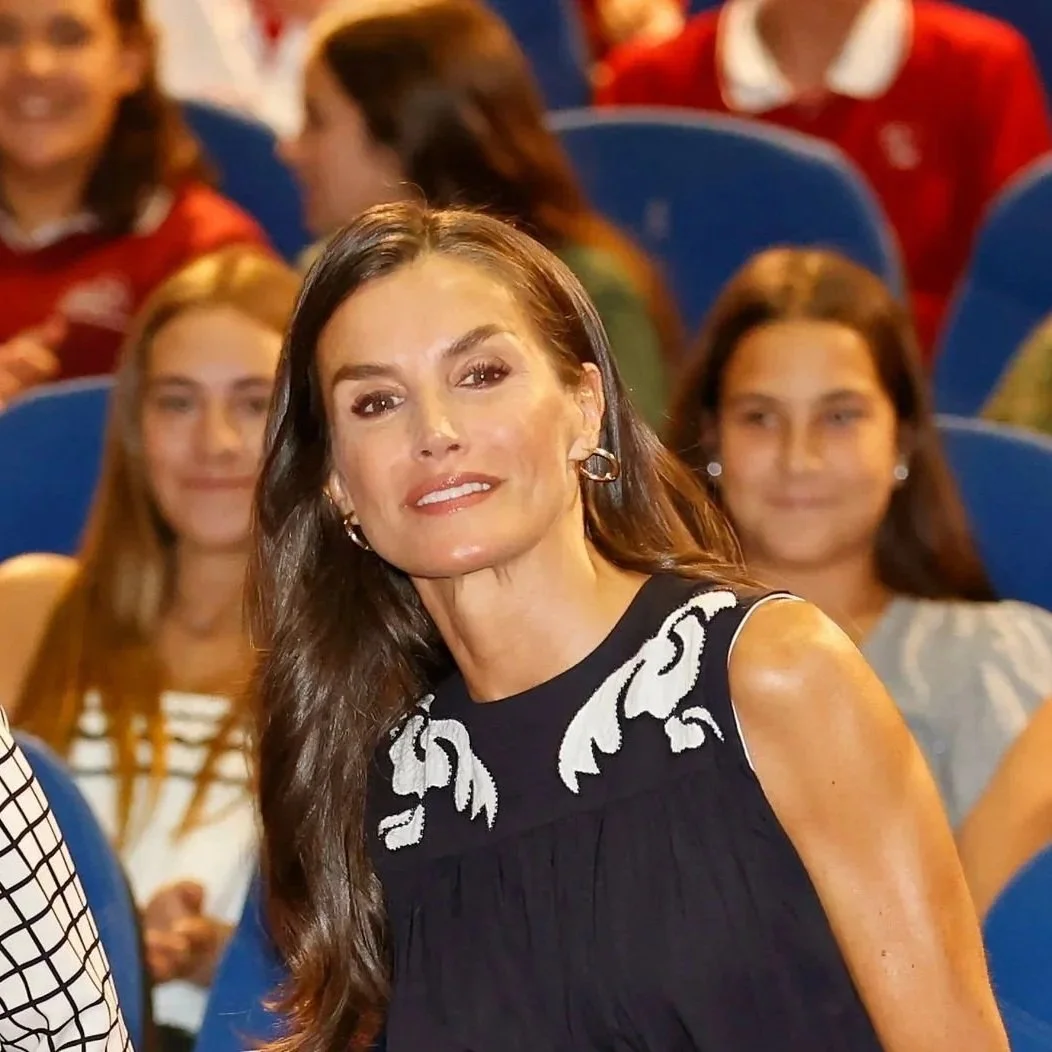 Queen Letizia attends "Women, Sport, and Society" symposium