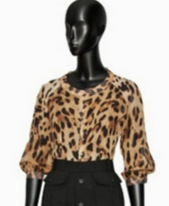 Felipe Varela Leopard Print Shirt