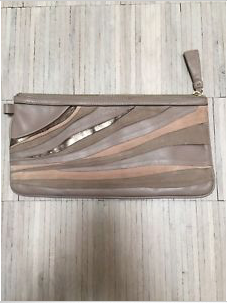 Hugo Boss Suede and Leather Clutch